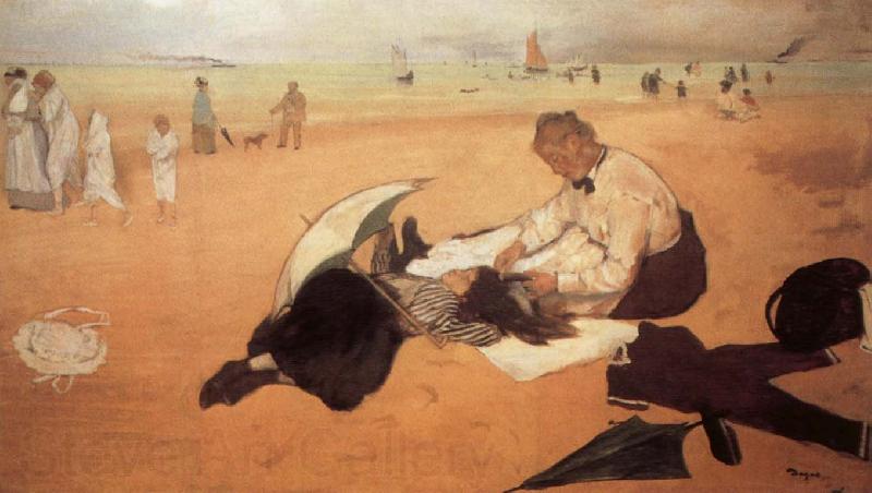 Edgar Degas At the Beach France oil painting art